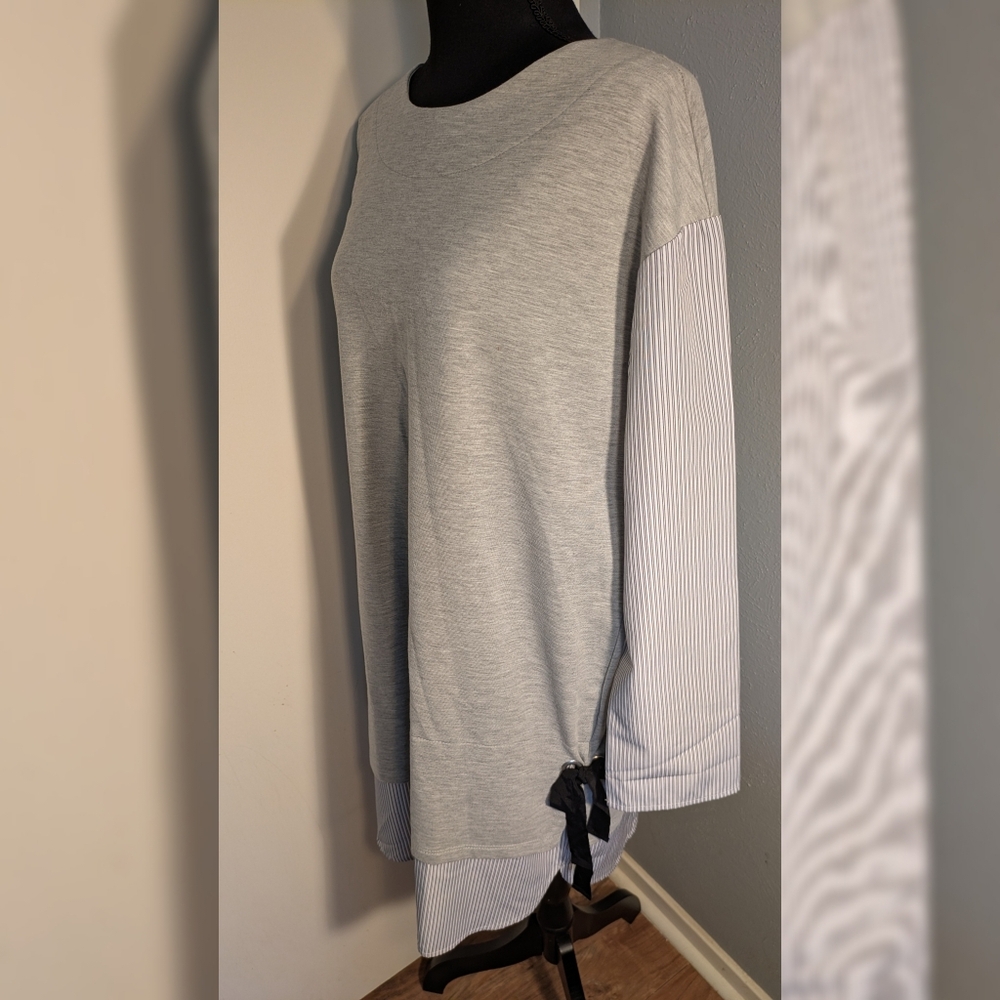 Bailey Blue Heather Gray Top